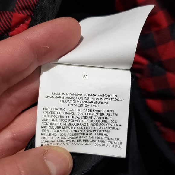 Old Navy Buffalo Plaid Zip Up Vest - Picture 4 of 4